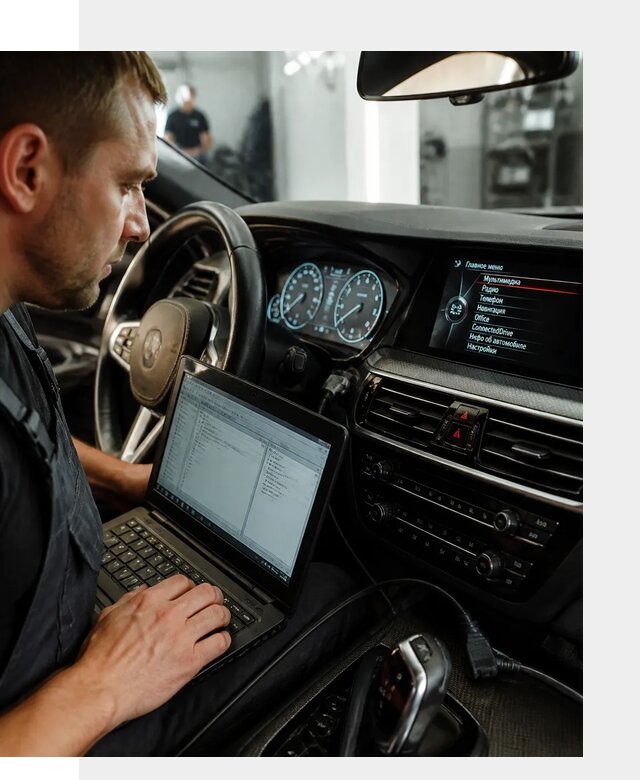 Русификация приборной панели BMW для авто в Белове от компании