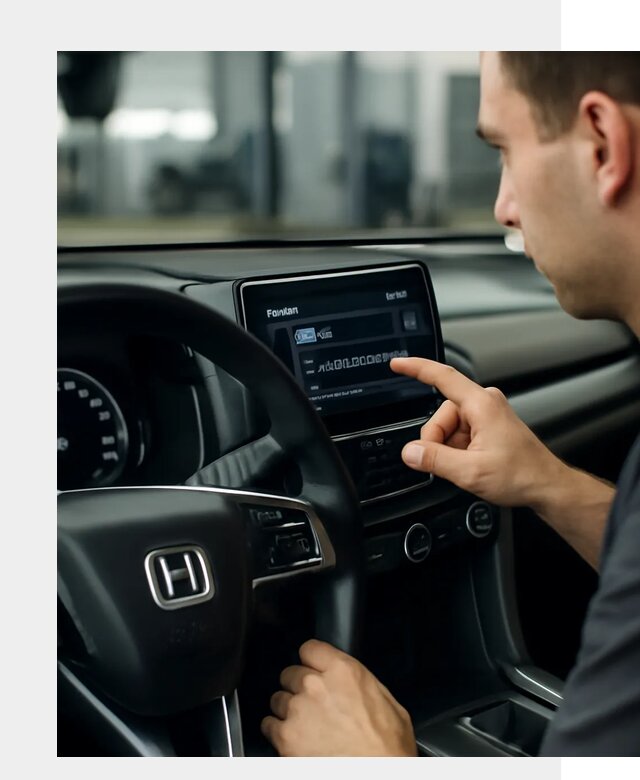 Русификация панели приборов Honda в Белове по цене 5430 ФастМобиль-Блв